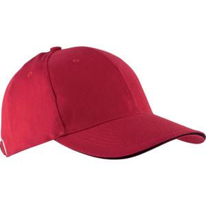 kp011-red-black-casquette-k-up-orlando-6-panneaux-rouge-noir-tu