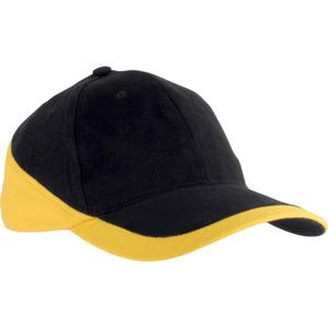kp045-black-yellow-casquette-k-up-racing-6-panneaux-noir-jaune-tu