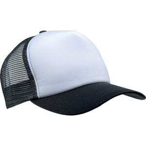 kp111-white-black-casquette-k-up-trucker-5-panneaux-blanc-noir-tu