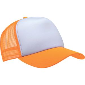 kp111-white-fluorescentorange-casquette-k-up-trucker-5-panneaux-blanc-orange-clair-tu