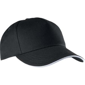 kp130-black-white-casquette-k-up-contraste-5-panneaux-noir-blanc-tu