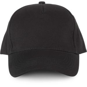 kp135-black-casquette-coton-kup-5-panneaux-noir-tu