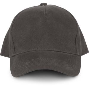 kp135-shalegrey-casquette-coton-kup-5-panneaux-gris-fonce-tu