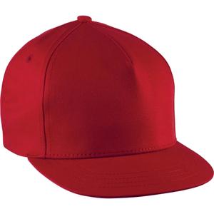 kp147-red-snapback-k-up-junior-5-panneaux-rouge-tu