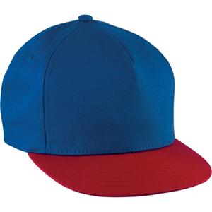 kp147-royalblue-red-snapback-k-up-junior-5-panneaux-bleu-royal-rouge-tu