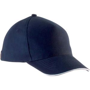 kp148-navy-white-casquette-k-up-contratse-5-panneaux-bleu-marine-blanc-tu