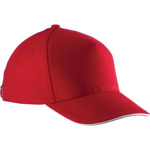 kp148-red-white-casquette-k-up-contratse-5-panneaux-rouge-blanc-tu