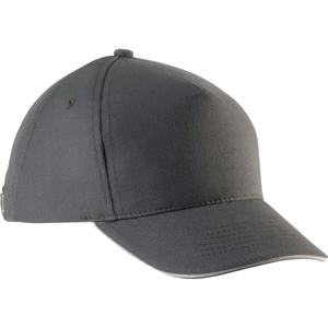 kp148-slategrey-lightgrey-casquette-k-up-contratse-5-panneaux-gris-gris-clair-tu