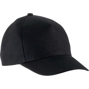 kp149-black-casquette-junior-k-up-5-panneaux-reglable-noir-tu