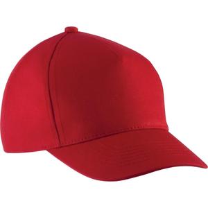 kp149-red-casquette-junior-k-up-5-panneaux-reglable-rouge-tu