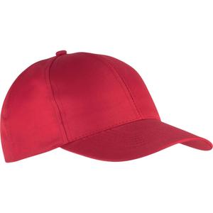 kp156-red-casquette-k-up-polycoton-6-panneaux-rouge-tu