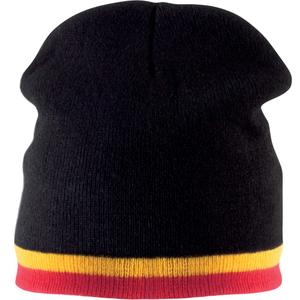 kp515-black-yellow-red-bonnet-k-up-contrastee-noir-jaune-rouge-tu