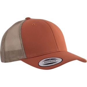 kp912-rusticorange-beige-casquette-k-up-trucker-modele-retro-6-panneaux-orange-beige-tu