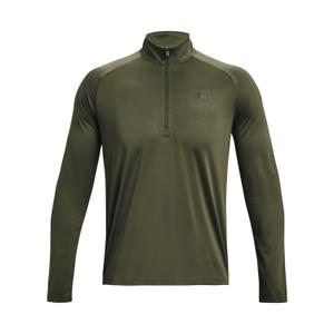 1328495-392-maillot-manches-longues-demi-zippe-under-armour-tech-vert-marine-noir
