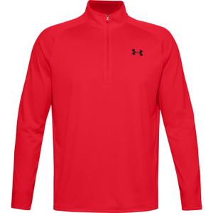 1328495-602-maillot-manches-longues-demi-zippe-under-armour-tech-rouge-noir-rouge