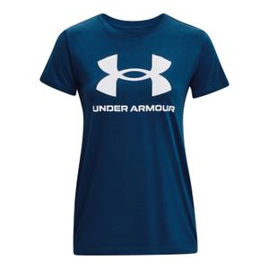 1356305-426-t-shirt-femme-under-armour-sportstyle-graphic-varsity-blue-blanc