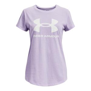 1361182-515-t-shirt-fille-under-armour-sportstyle-graphic-violet-blanc