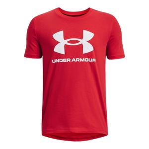 1363282-600-t-shirt-enfant-under-armour-sportstyle-logo-rouge-blanc