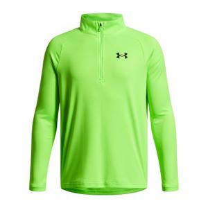 1363286-389-haut-d-entrainement-1-2-zip-enfant-under-armour-tech-2-0-hyper-green