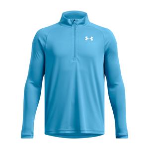1363286-453-haut-d-entrainement-1-2-zip-enfant-under-armour-tech-tm-2-0-ether-blue-blanc