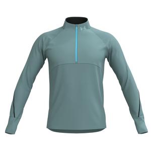 1365662-177-sweatshirt-a-1-2-zip-under-armour-qualifier-run-2-0-fresco-green-noir