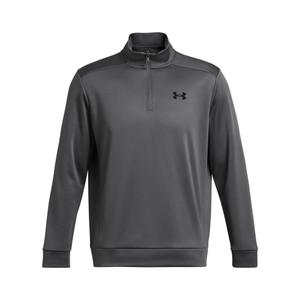 1373358-025-sweatshirt-1-4-zip-under-armour-fleece-r-castlerock-noir