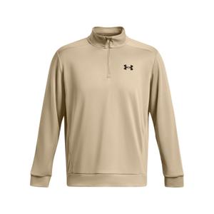 1373358-299-sweatshirt-1-4-zippe-under-armour-fleece-vert-noir