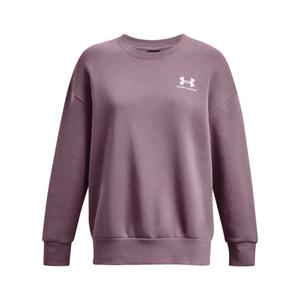 1379475-500-sweatshirt-femme-under-armour-essential-flc-os-crew-misty-purple-blanc