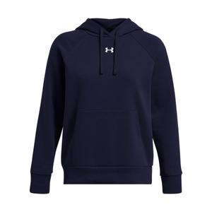 1379500-410-sweatshirt-a-capuche-femme-under-armour-rival-fleece-bleu-navy-blanc