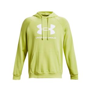 1379758-743-sweatshirt-a-capuche-under-armour-rival-fleece-logo-lime-yellow-blanc