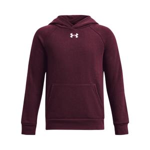 1379792-601-sweatshirt-a-capuche-enfant-under-armour-rival-fleece-bordeaux-blanc