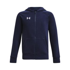 1379794-410-sweatshirt-a-capuche-molleton-full-zip-enfant-under-armour-rival-bleu-navy-blanc