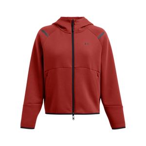 1379842-840-blouson-femme-under-armour-unstoppable-fleece-earthen-orange-noir