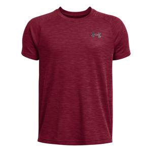 1382790-625-maillot-texture-enfant-under-armour-tech-tm-bordeaux-noir