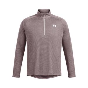 1382797-015-sweatshirt-1-2-zip-under-armour-tech-tm-gris-tetra-blanc