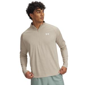 1382797-299-haut-d-entrainement-1-2-zip-under-armour-tech-tm-city-khaki-khaki-base-white