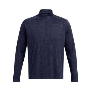 1382797-410-sweatshirt-1-2-zip-under-armour-tech-tm-bleu-navy-noir