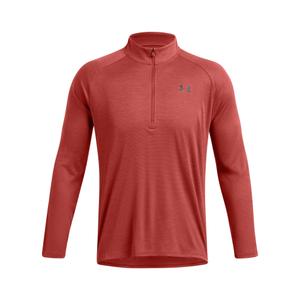 1382797-840-sweatshirt-1-2-zip-under-armour-tech-tm-earthen-orange-noir