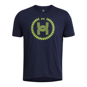 1383233-410-t-shirt-under-armour-launch-bleu-navy-high-vis-yellow-high-vis-yellow