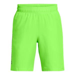 1383341-362-short-enfant-under-armour-tech-tm-woven-wordmark-cyber-green-noir