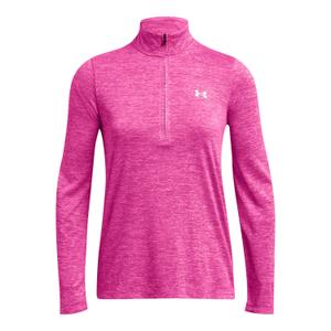 1384225-652-haut-d-entrainement-1-2-zippe-femme-under-armour-twist-rebel-pink-blanc