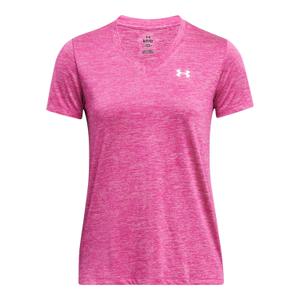 1384227-652-maillot-col-v-femme-under-armour-twist-rebel-pink-blanc-pink-elixir