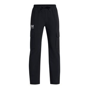 1386702-001-pantalon-cargo-enfant-under-armour-icon-woven-noir-blanc