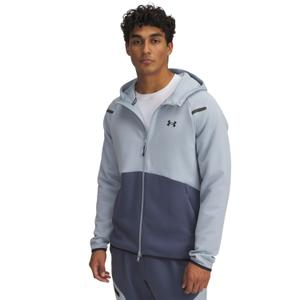 1389352-465-sweatshirt-a-capuche-zippe-under-armour-unstoppable-fleece-harbor-blue-downpour-gray-black