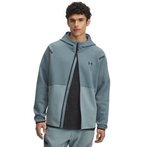 1389352-587-sweatshirt-a-capuche-zippee-under-armour-unstoppable-fleece-jasper-blue-serpentine-black