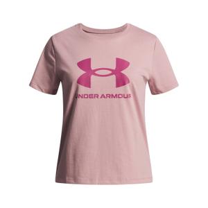 1389756-673-t-shirt-enfant-under-armour-big-logo-tourmaline-pink