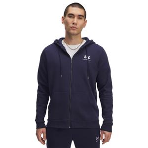 1390298-410-sweatshirt-a-capuche-zippe-under-armour-icon-bleu-navy-blanc