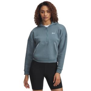 6003707-587-sweatshirt-a-capuche-femme-under-armour-rival-piped-jasper-blue