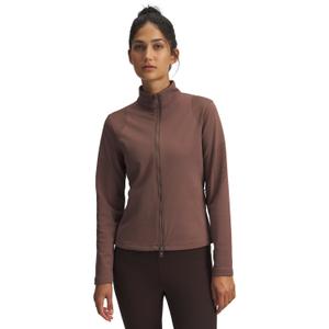 6004021-256-veste-de-survetement-femme-under-armour-halo-engineered-sierra-taupe-kona-brown-reflective